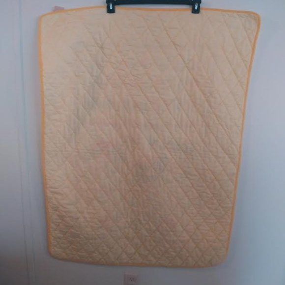 Cross Stitch Embroidered Baby Blanket, Criblet, Wall Hanging, Hand Made, 54 X 32 - Picture 9 of 10